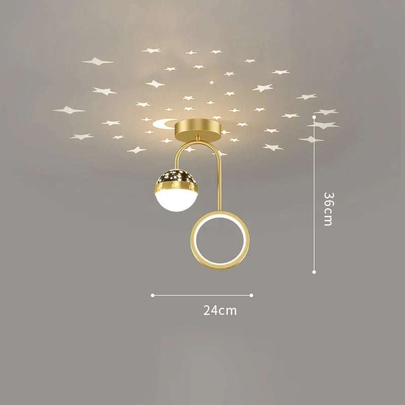 Plafonnier moderne à leds pour décoration intérieure et extérieure Naëlle Tempo - Esprit Contemporain & Décor Élégant