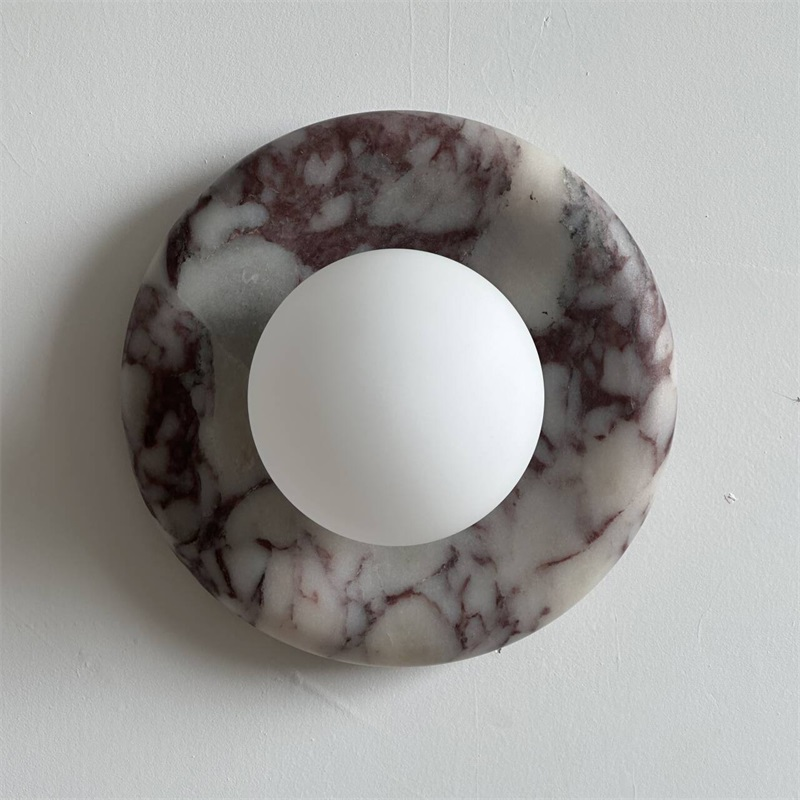 Vomire Applique Murale en Marbre Rouge Nordique Premium - Neutralighting