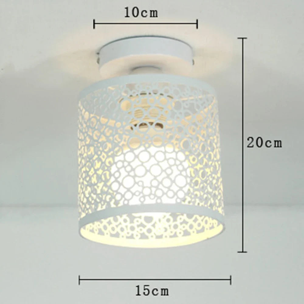 Plafonnier — Design nordique en fer forgé pour décoration intérieure