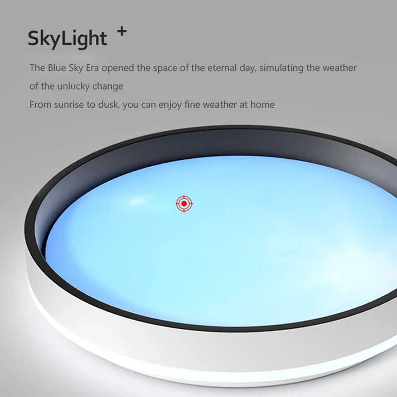 Plafonnier led intelligent avec télécommande et réglage de la luminosité Gautier Mirage en Aluminium - Caractère & Élégance dans le Décor