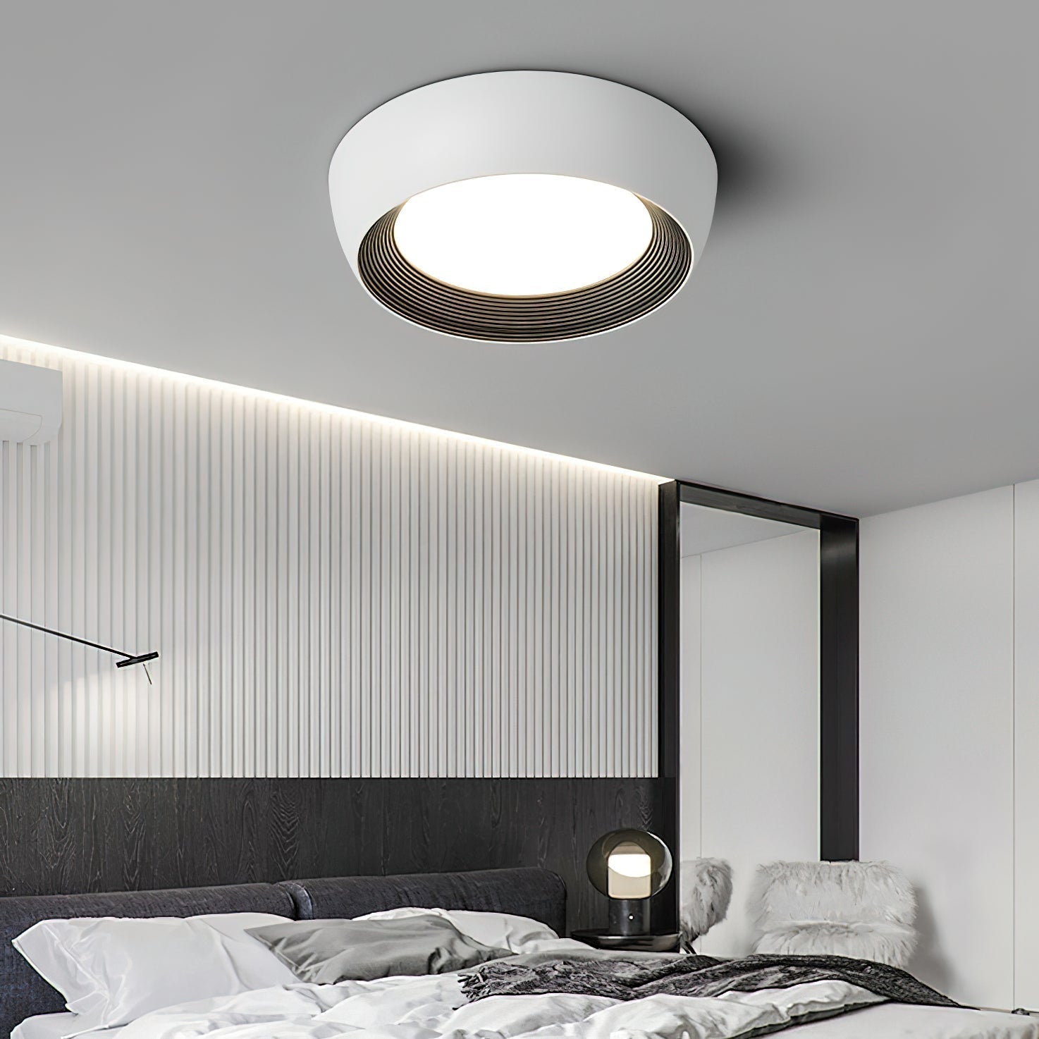AFX Lustra Plafonnier Acrylique Minimaliste Duncan - Neutralighting