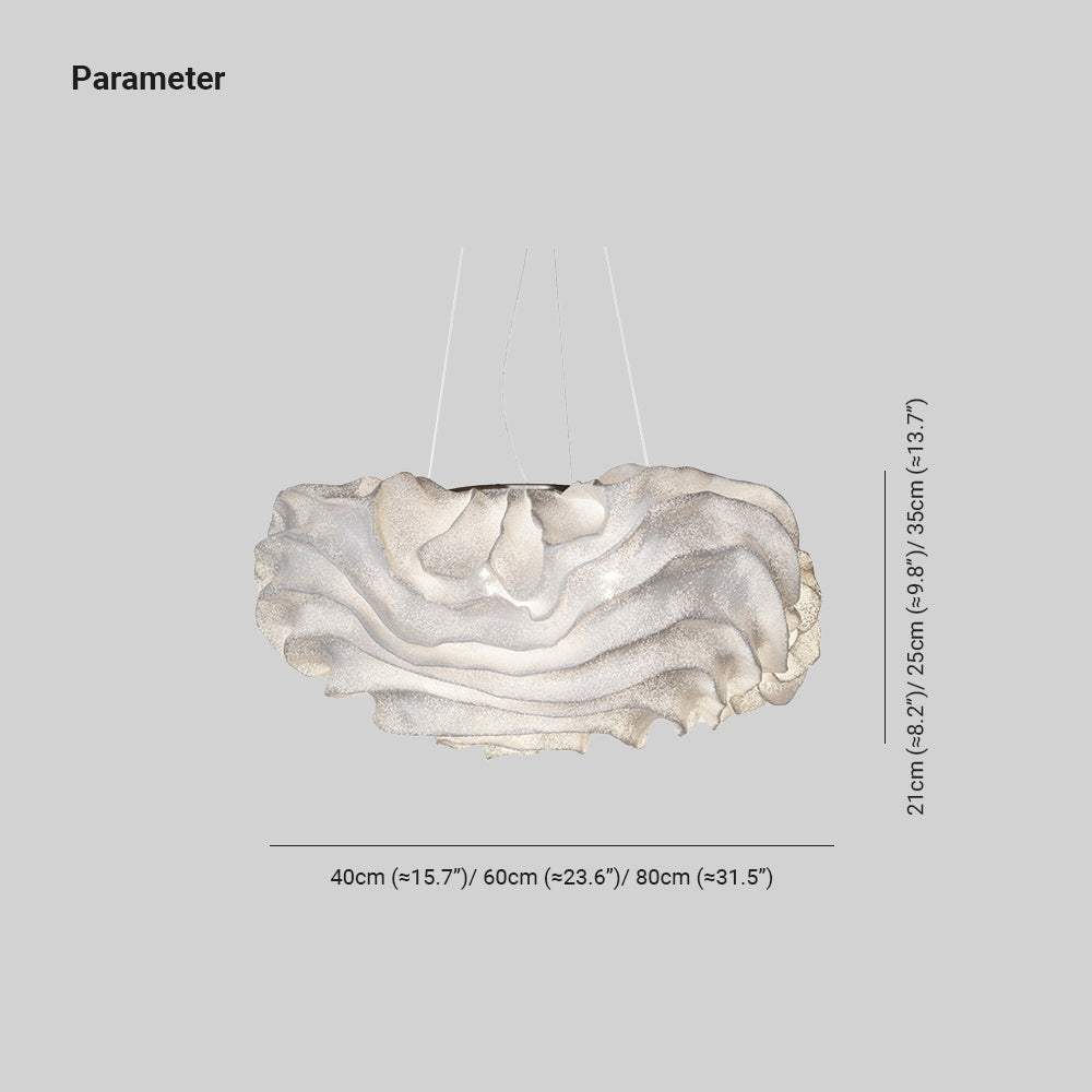 Omira Suspension Nuage Blanc. Dia 40/60/80cm - Neutralighting