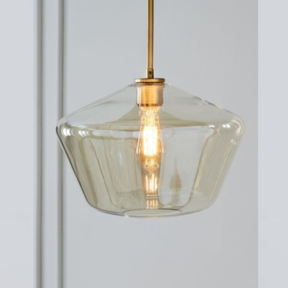 Valentina Suspension Moderne, Verre, Clair/Ambre, Chambre/Salle de Bain - Neutralighting
