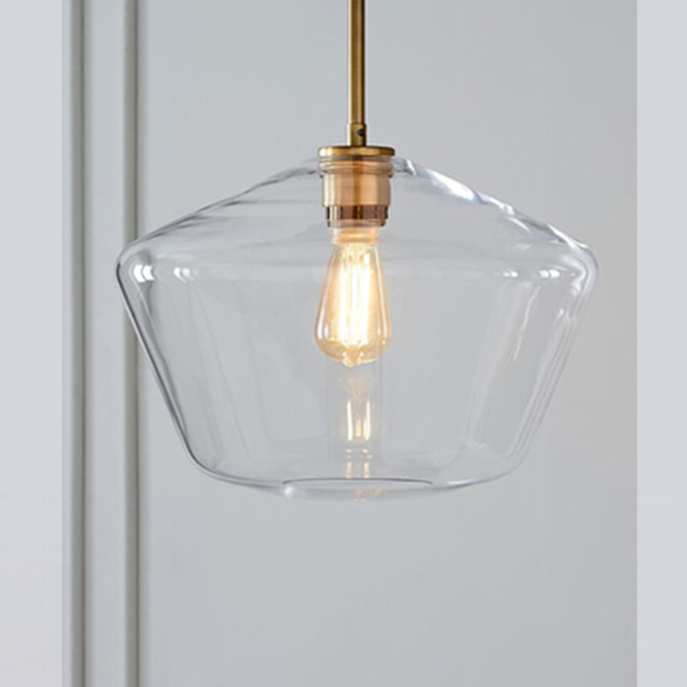 Valentina Suspension Moderne, Verre, Clair/Ambre, Chambre/Salle de Bain - Neutralighting