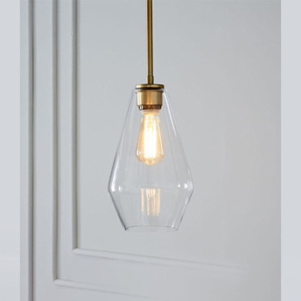 Valentina Suspension Moderne, Verre, Clair/Ambre, Chambre/Salle de Bain - Neutralighting