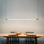 Zynar Suspension Linéaire Minimaliste Noir Chambre - Neutralighting