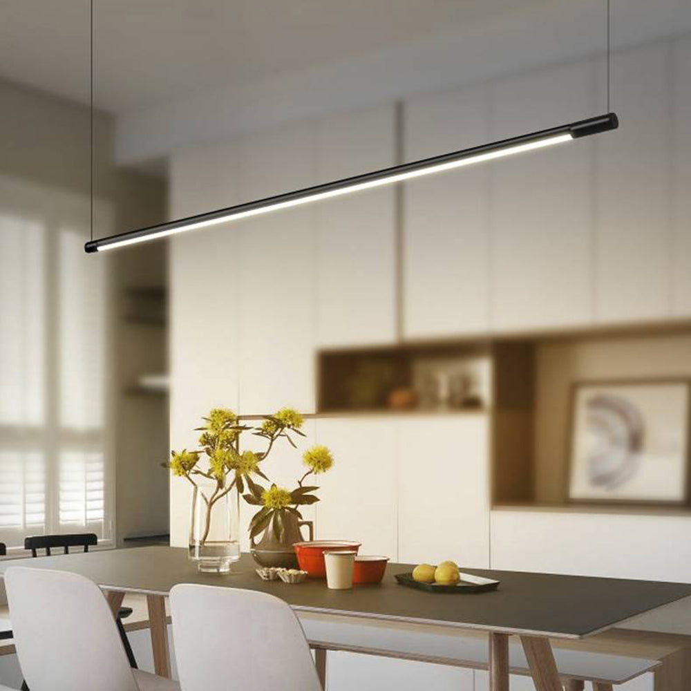 Zynar Suspension Linéaire Minimaliste Noir Chambre - Neutralighting