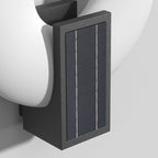 Arisha Applique Murale d'anneau Solaire, Métal/Acrylique, Blanc, Extérieur - Neutralighting