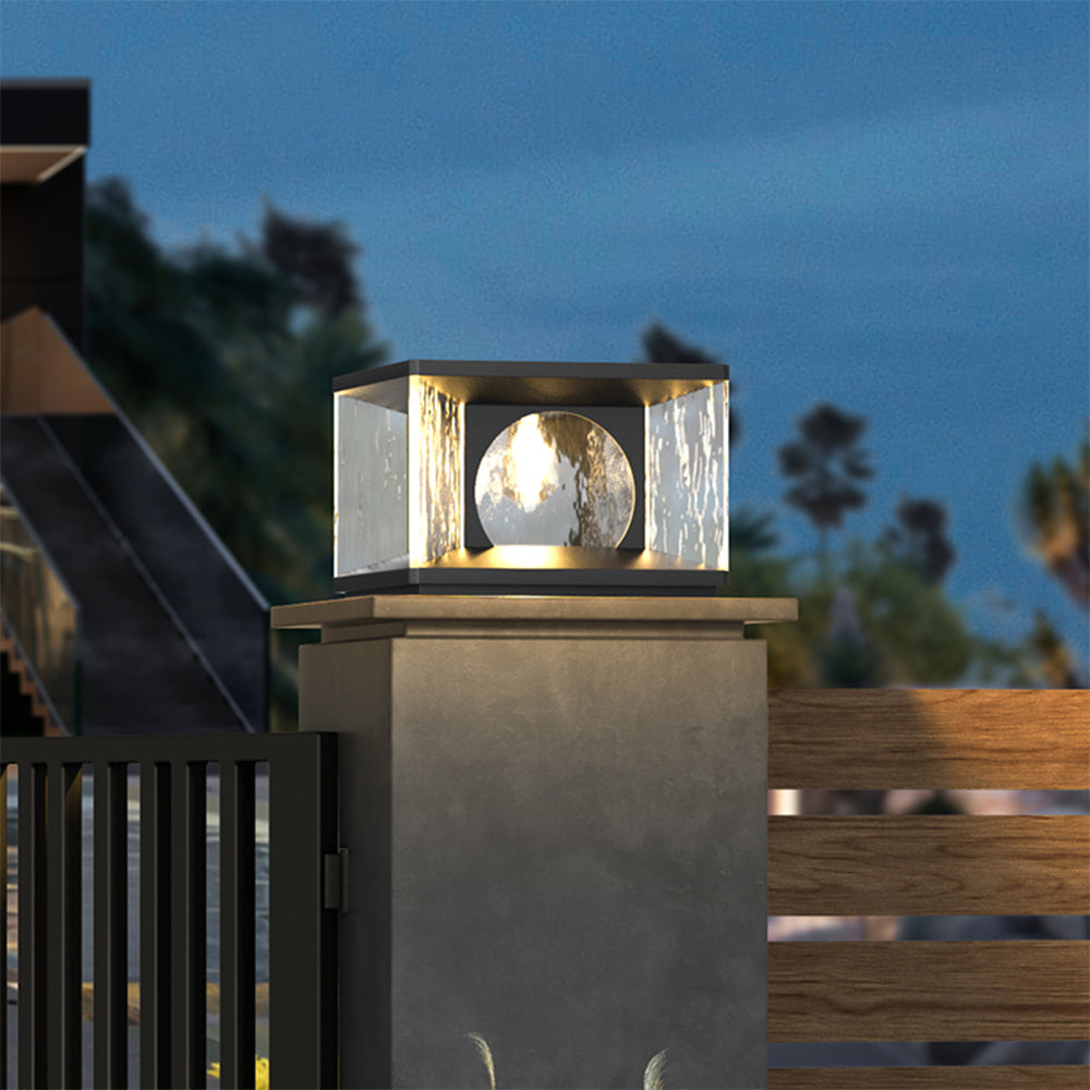 Ray Lampe de Poteau Solaire, Transparent, L 20/30/40/50CM - Neutralighting