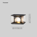 Ray Lampe de Poteau Solaire, Transparent, L 20/30/40/50CM - Neutralighting