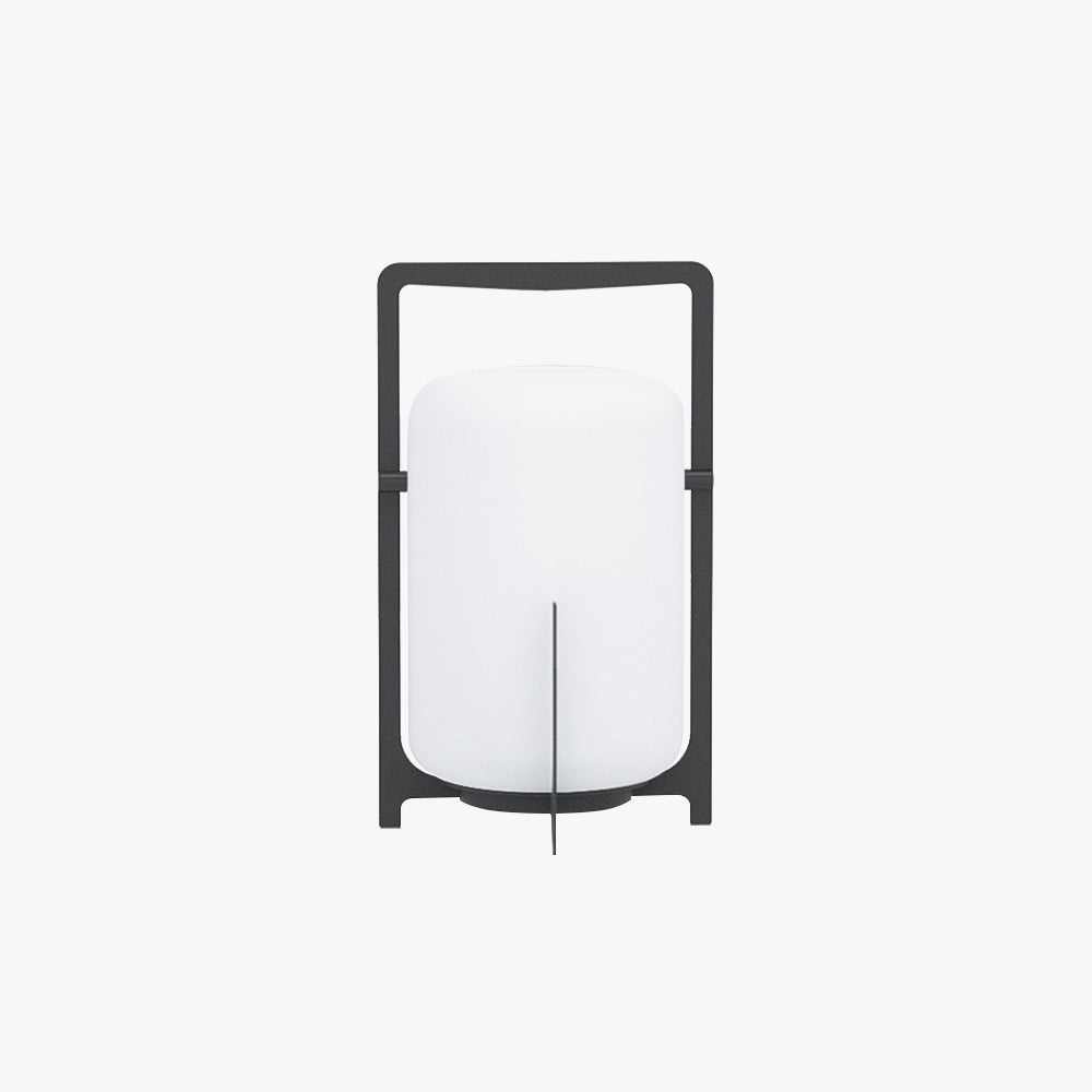 Ray Lampadaire Cylindre Moderne, Métal/Acrylique, Blanc, Jardin - Neutralighting