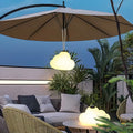 Aria Suspension Extérieure Nuage Moderne, Métal/Acrylique, Blanc, Jardin - Neutralighting