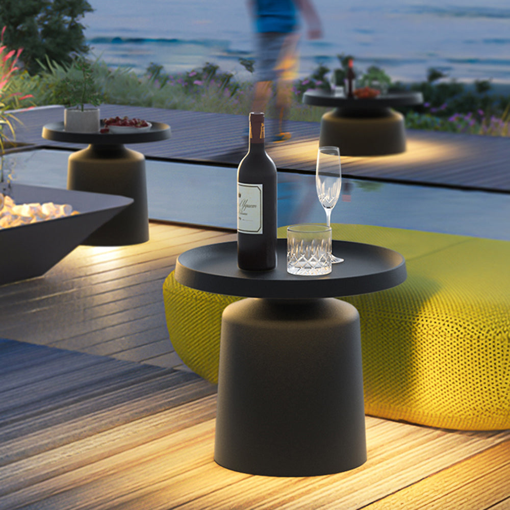 Ray Lampadaire Table Moderne, Métal, Noir, Allée - Neutralighting