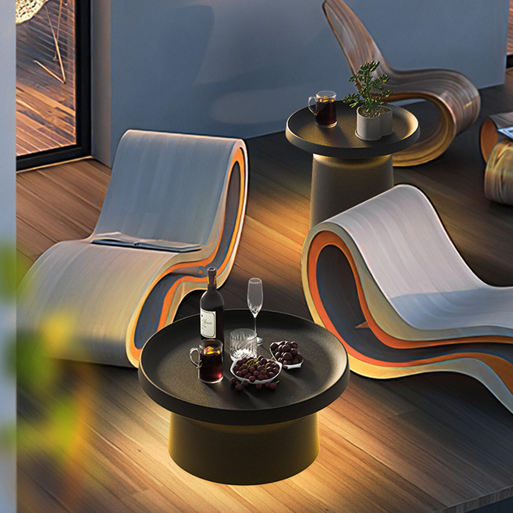 Ray Lampadaire Table Moderne, Métal, Noir, Allée - Neutralighting