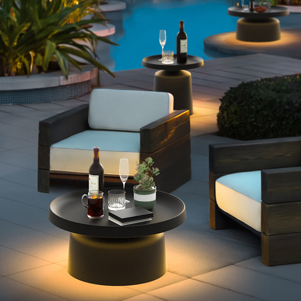 Ray Lampadaire Table Moderne, Métal, Noir, Allée - Neutralighting