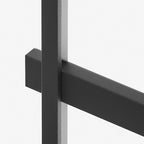 Ray Applique Murale Extérieure Linéaire Minimaliste, Métal, Noir, Terrasse - Neutralighting