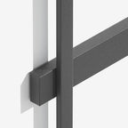 Ray Applique Murale Extérieure Linéaire Minimaliste, Métal, Noir, Terrasse - Neutralighting