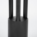 Ray Borne Extérieure Cylindre Minimalisme, Métal, Noir, Cour - Neutralighting