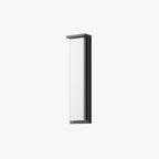 Ray Applique Murale Rectangulaire Nordique, Câble/Solaire, Métal, Noir, Éxtérieur - Neutralighting