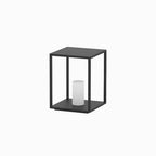 Ray Borne Extérieure Rectangulaire Minimalisme, Métal, Noir, Jardin - Neutralighting