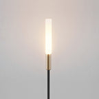 Isha Borne Extérieure Roseau Moderne Noir Allée - Neutralighting