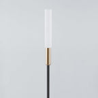 Isha Borne Extérieure Roseau Moderne Noir Allée - Neutralighting
