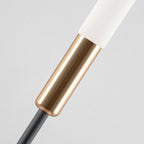 Isha Borne Extérieure Roseau Moderne Noir Allée - Neutralighting