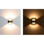 Ray Éclairage Escalier Extérieur Cylindre Moderne, Métal/Verre, Noir, Jardin - Neutralighting