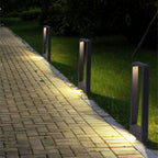 Ray Borne Extérieure Rectangulaire Minimalisme, Métal/Acrylique, Noir, Jardin - Neutralighting