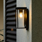 Ray Applique Murale Rectangle Industrielle Métal Verre Jardin Cour - Neutralighting