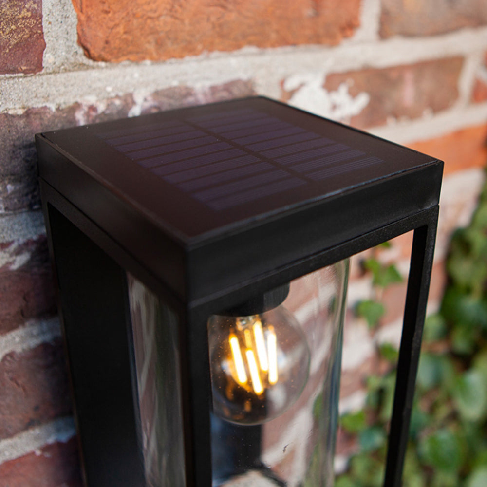 Ray Applique Murale Rectangle Industrielle Métal Verre Jardin Cour - Neutralighting