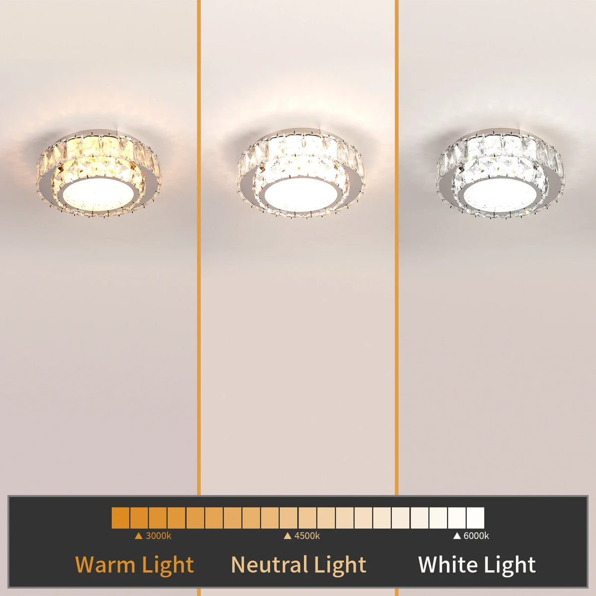 Plafonnier moderne de luxe en cristal avec éclairage led intérieur Léonie Alizé - Éclat du Cristal & Décor Singulier