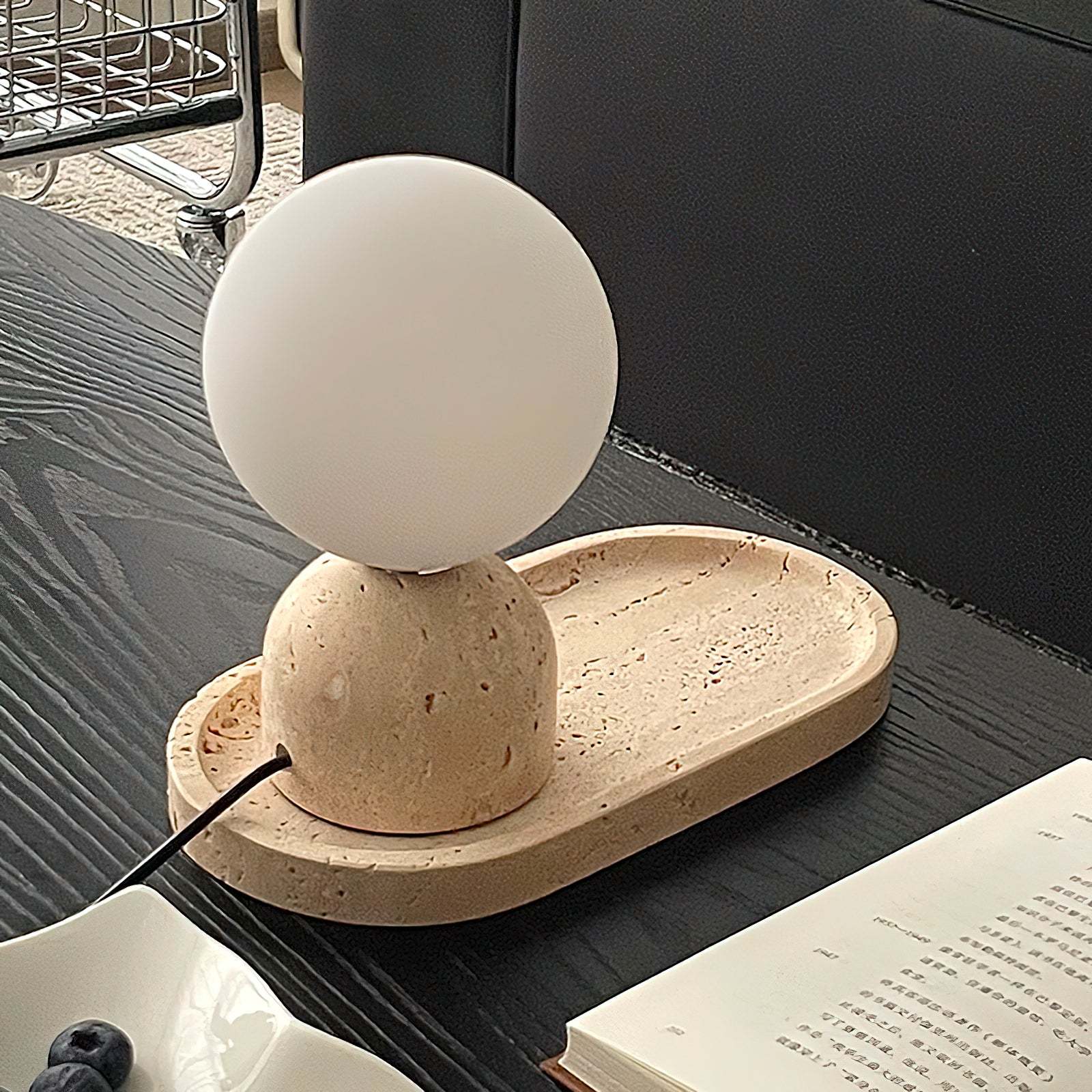 Aalia Lampe de Table Marbre Minimaliste Moderne - Neutralighting