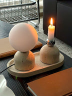 Aalia Lampe de Table Marbre Minimaliste Moderne - Neutralighting