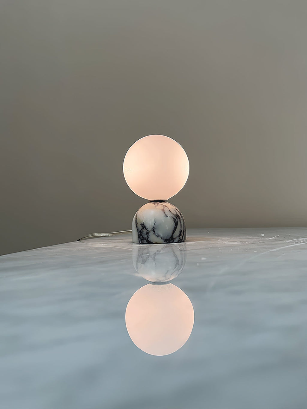 Aalia Lampe de Table Marbre Minimaliste Moderne - Neutralighting