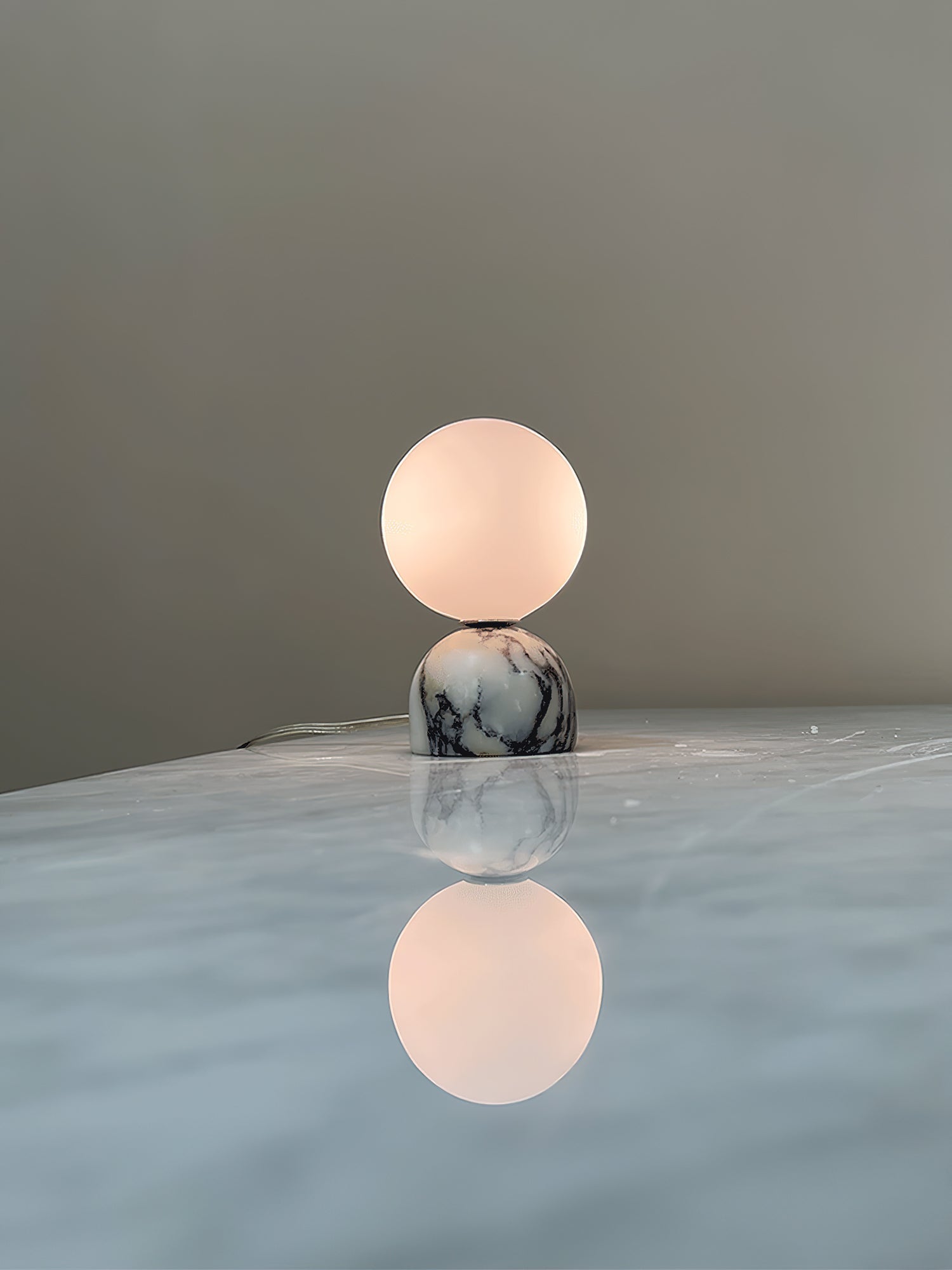 Aalia Lampe de Table Marbre Minimaliste Moderne - Neutralighting