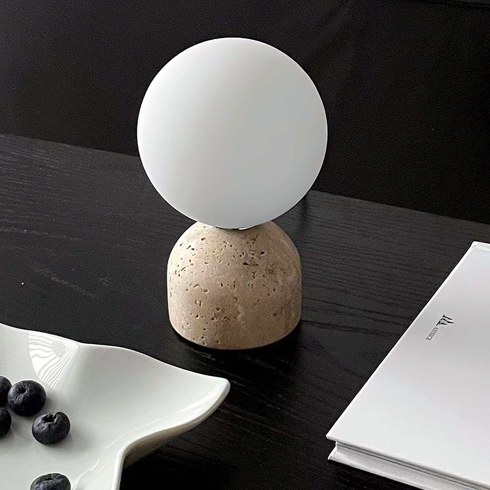 Aalia Lampe de Table Marbre Minimaliste Moderne - Neutralighting