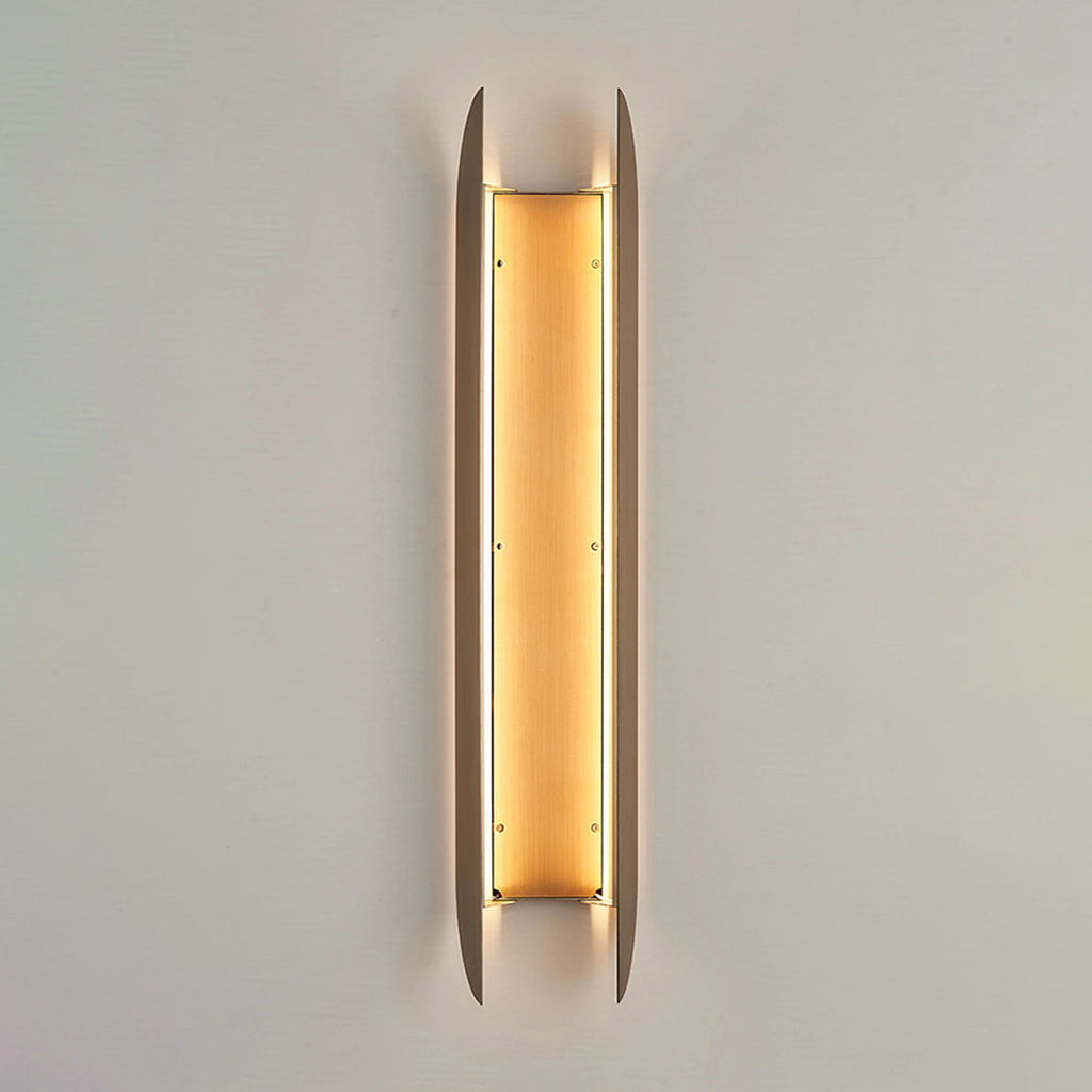 Aare Applique Murale Acier Inoxydable Naturel - Neutralighting