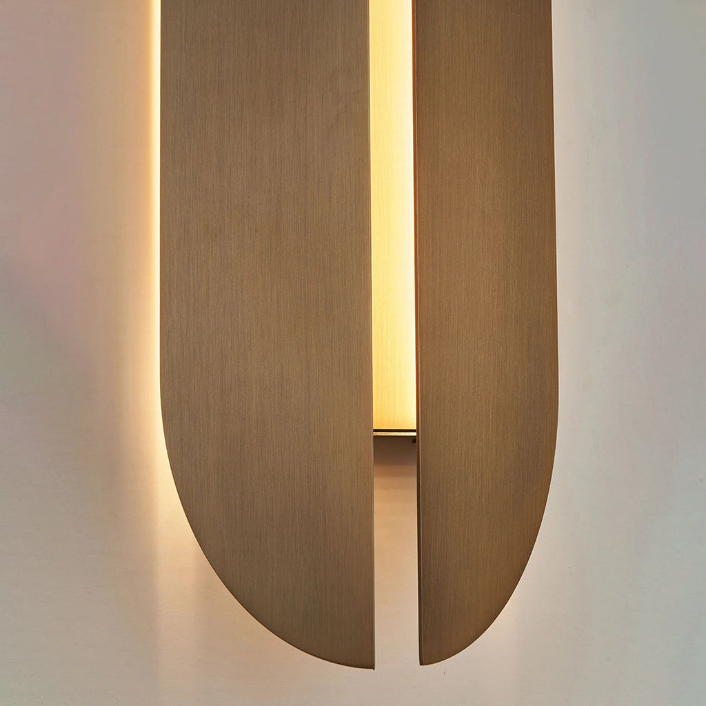 Aare Applique Murale Acier Inoxydable Naturel - Neutralighting
