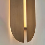 Aare Applique Murale Acier Inoxydable Naturel - Neutralighting