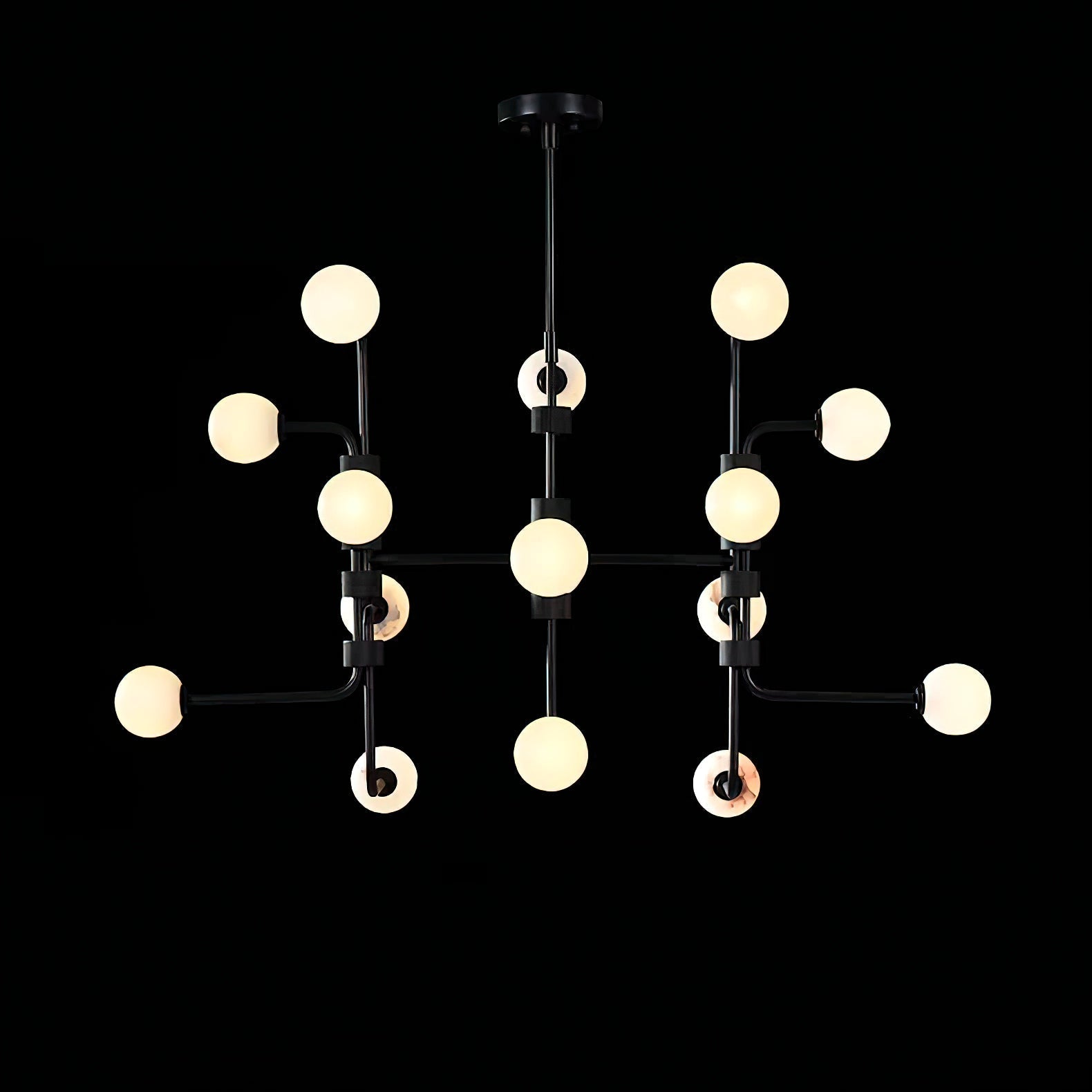Aballs Lustre Verre Élégance Unique - Neutralighting