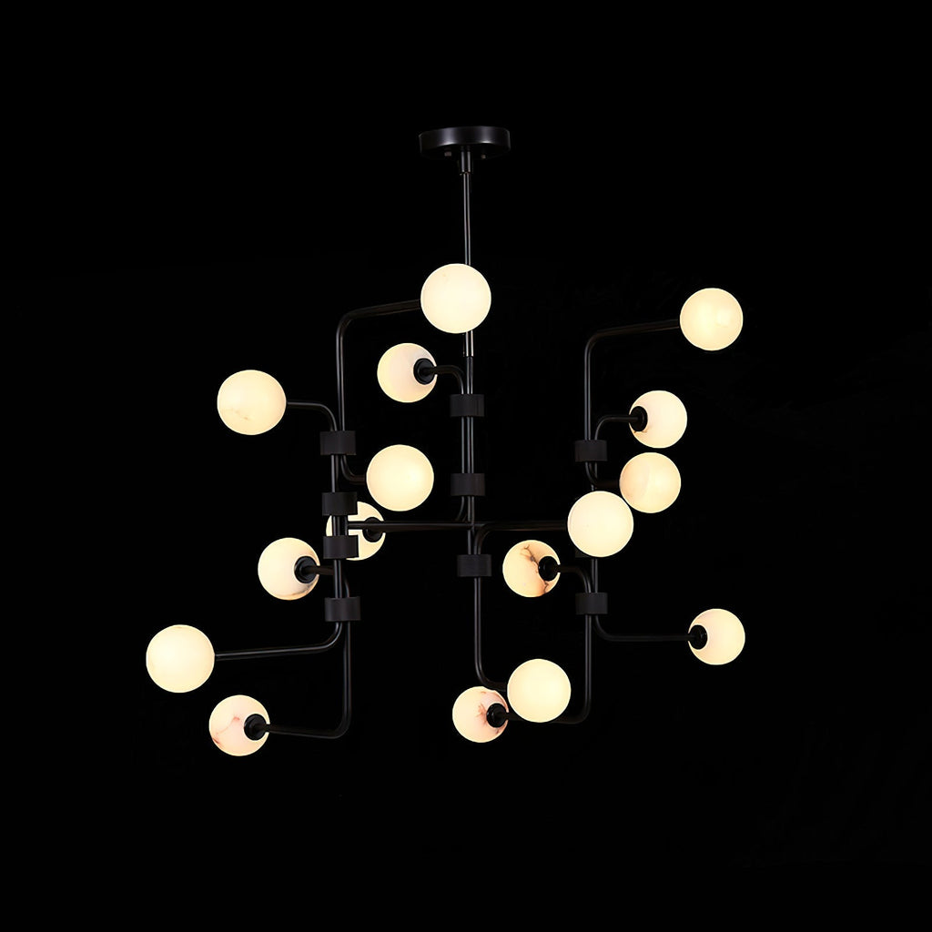 Aballs Lustre Verre Élégance Unique - Neutralighting