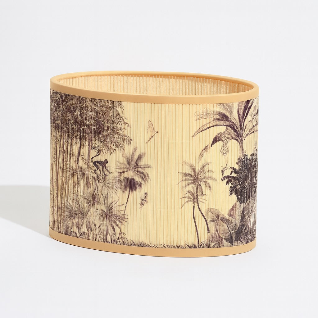 Abat-jour Ovale en Bambou - Junglea