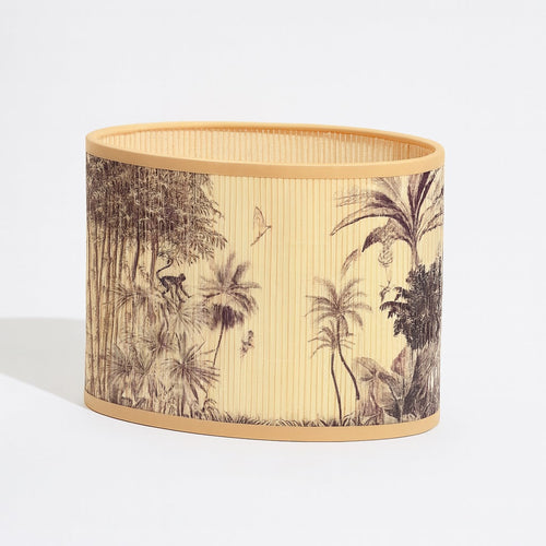 Abat-jour Ovale en Bambou - Junglea