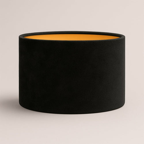 Abat-jour Ovale en velours - Noctaria