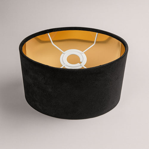 Abat-jour Ovale en velours - Noctaria