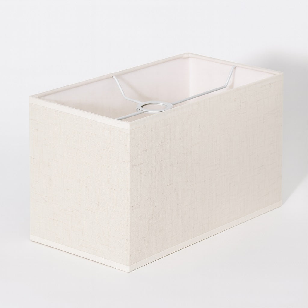 Abat-jour Rectangle en lin naturel - Albarya