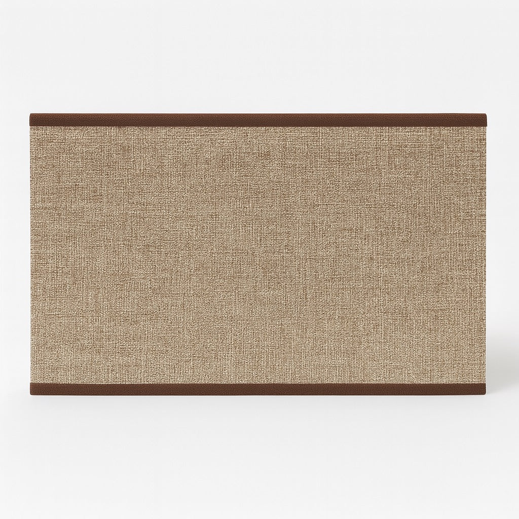 Abat-jour rectangle en lin naturel - Nivea