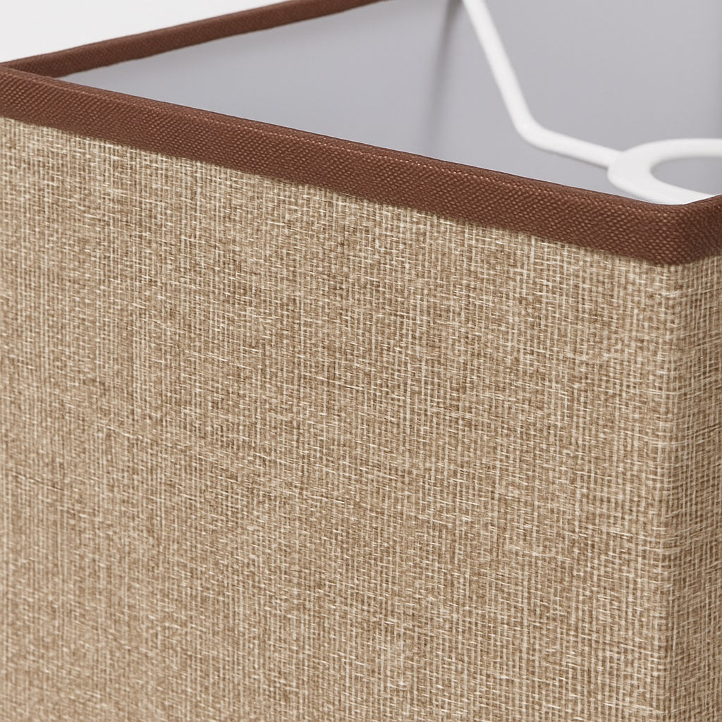 Abat-jour rectangle en lin naturel - Nivea