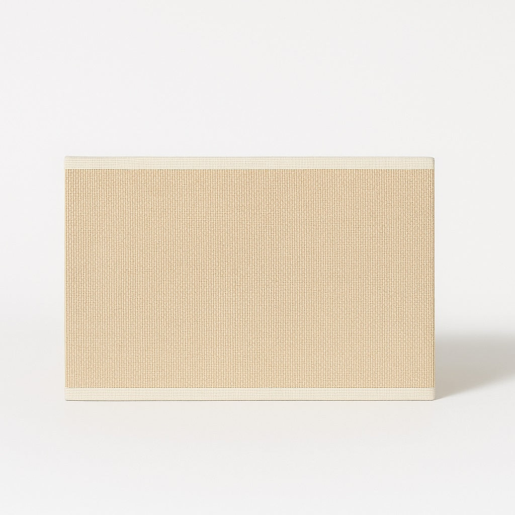 Abat-jour rectangle en lin naturel - Tinova